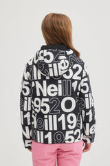 MANTEAU CHAUD VILLE FILLE BTS REVERSIBLE NOIR - DM2 SHOP