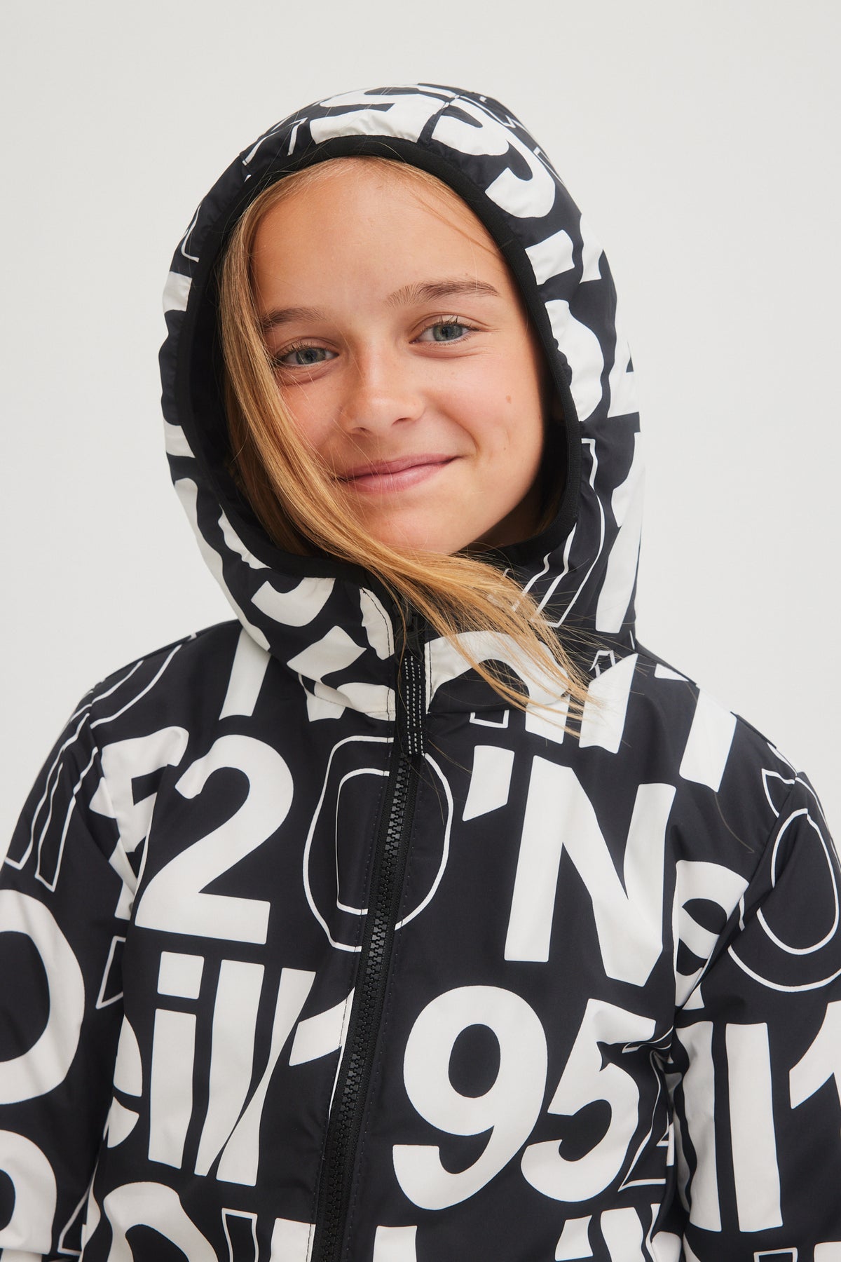 MANTEAU CHAUD VILLE FILLE BTS REVERSIBLE NOIR - DM2 SHOP