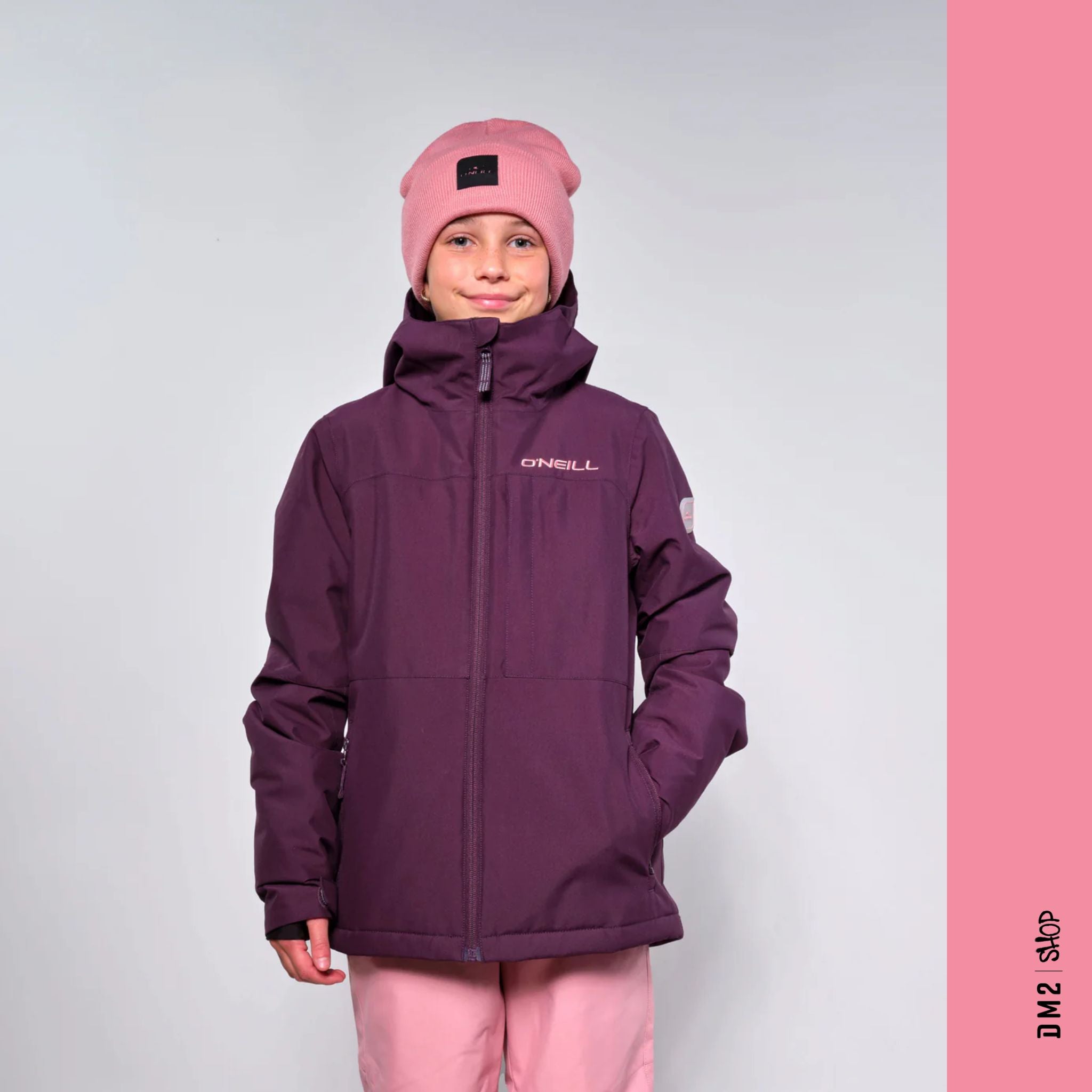 MANTEAU SKI - SNOW FILLE O'NEILL LITE SNOW MAUVE 120g - DM2 SHOP