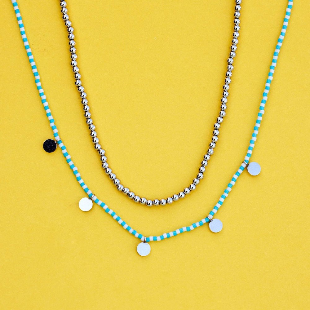 COLLIER CABANA SET BLEU PURA VIDA - DM2 SHOP