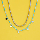 COLLIER CABANA SET BLEU PURA VIDA - DM2 SHOP