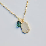 COLLIER EMERALD QUARTZ PURA VIDA - DM2 SHOP