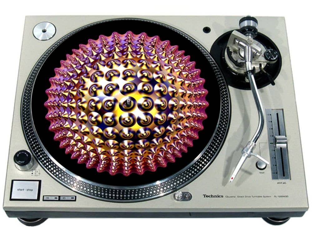 Phatmatz - Slipmat 12"/ 7" pour tourne-disques - Pointes de balle