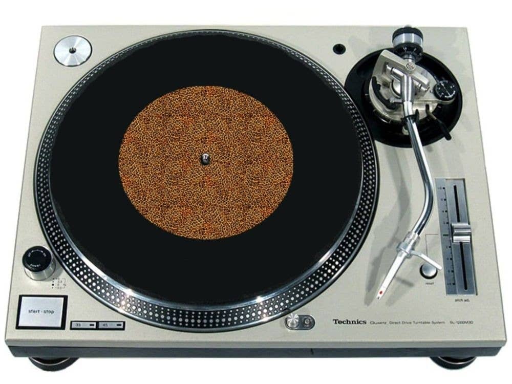 Phatmatz - Slipmat 12"/ 7" pour tourne-disques - Leopard Tight