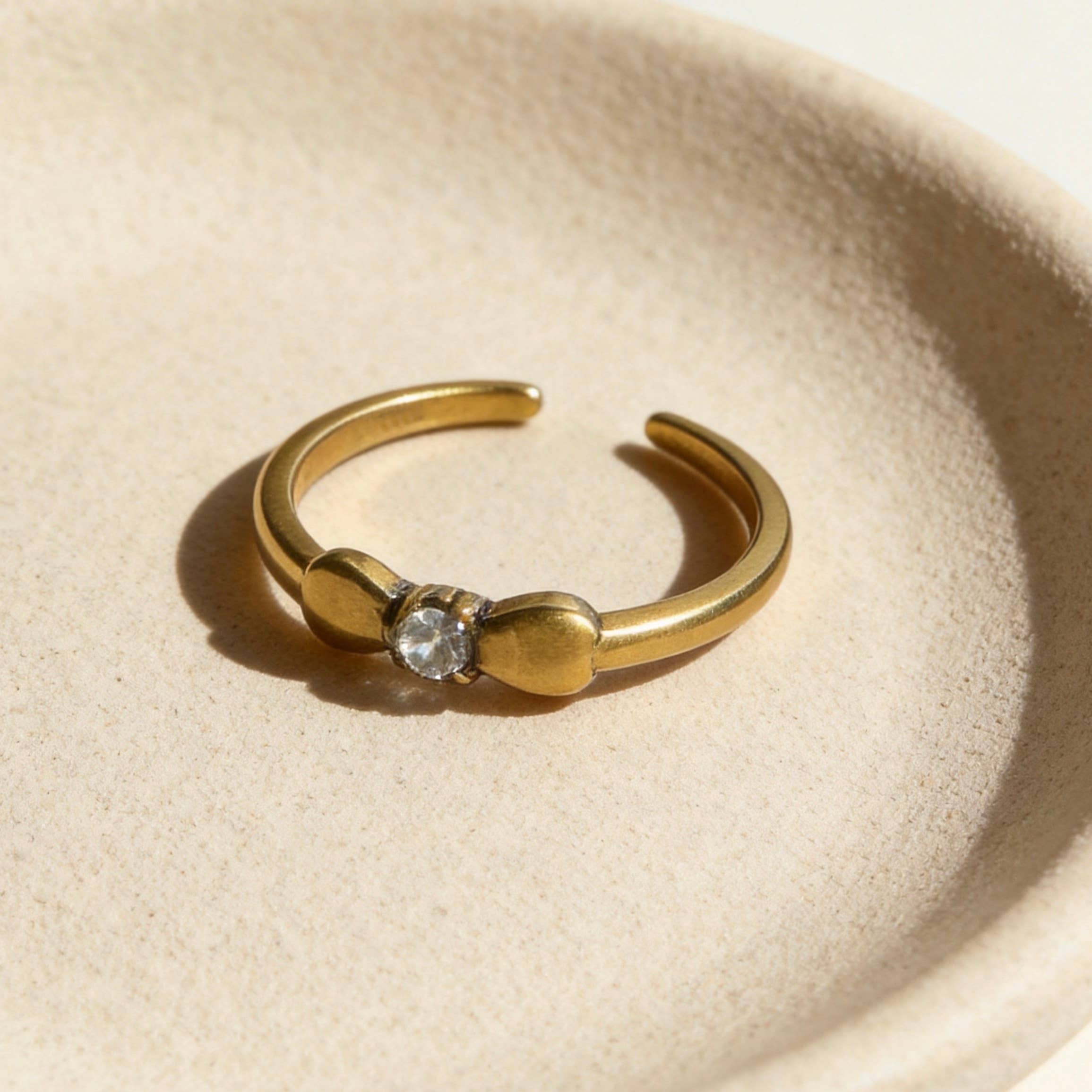 BOUCLE DORÉE - BAGUE AJUSTABLE - AUREA