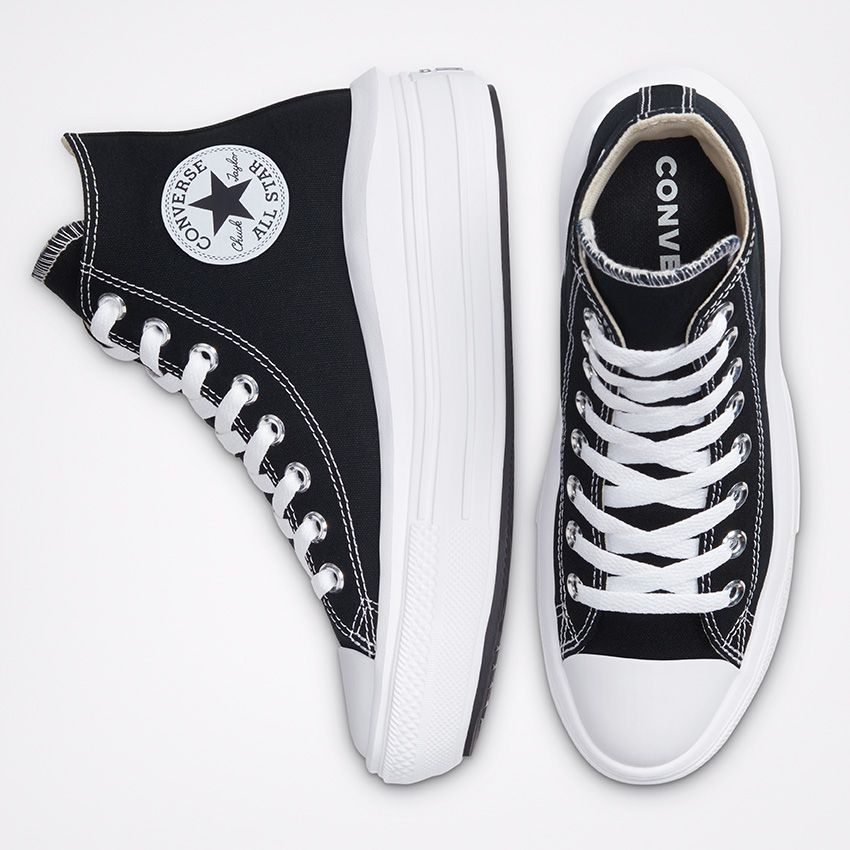 CHAUSSURE FEMME MOVE PLATFORM HI TOP NOIR, CONVERSE - DM2 SHOP