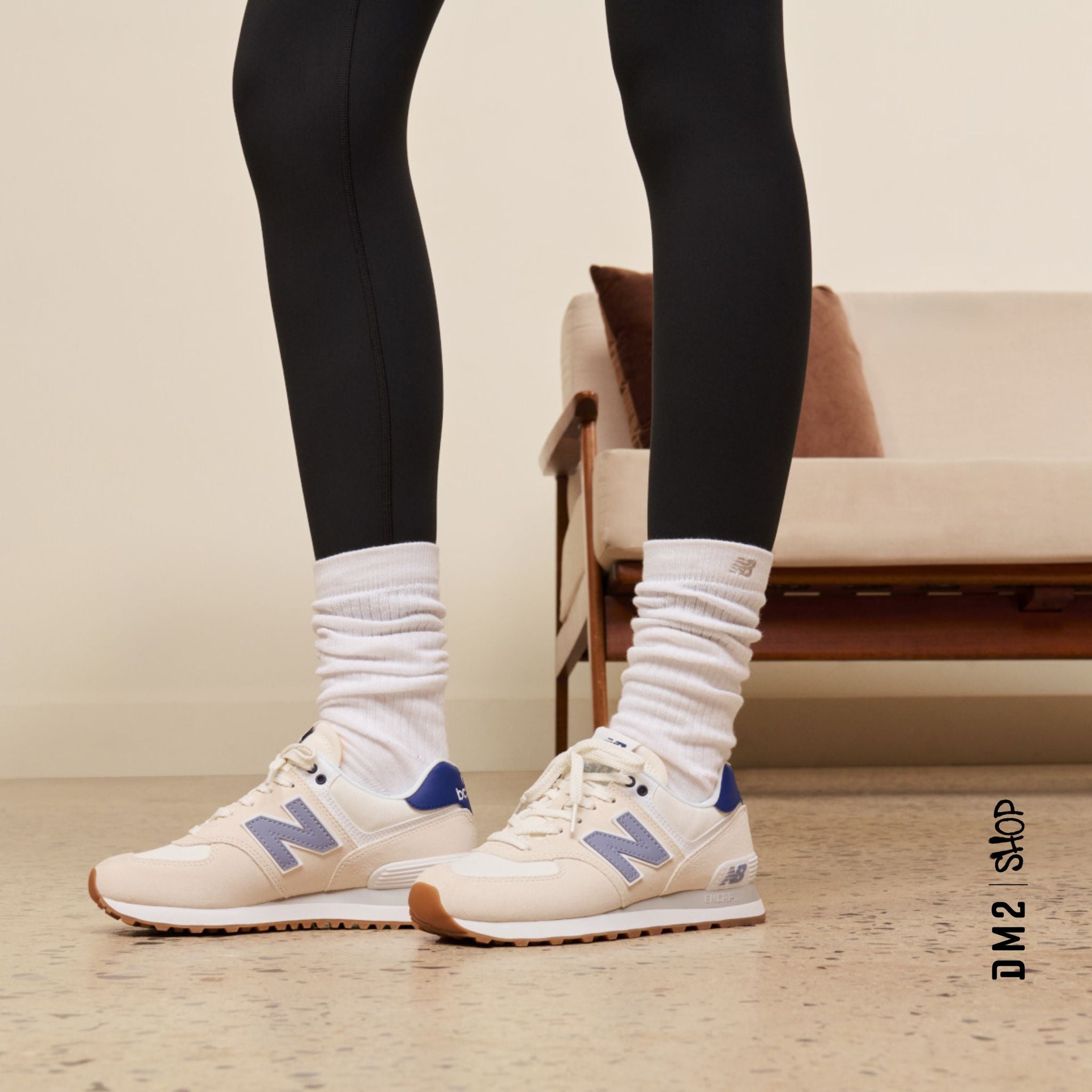 ESPADRILLE FEMME 574 LIN INDIGO, NEW BALANCE - DM2 SHOP