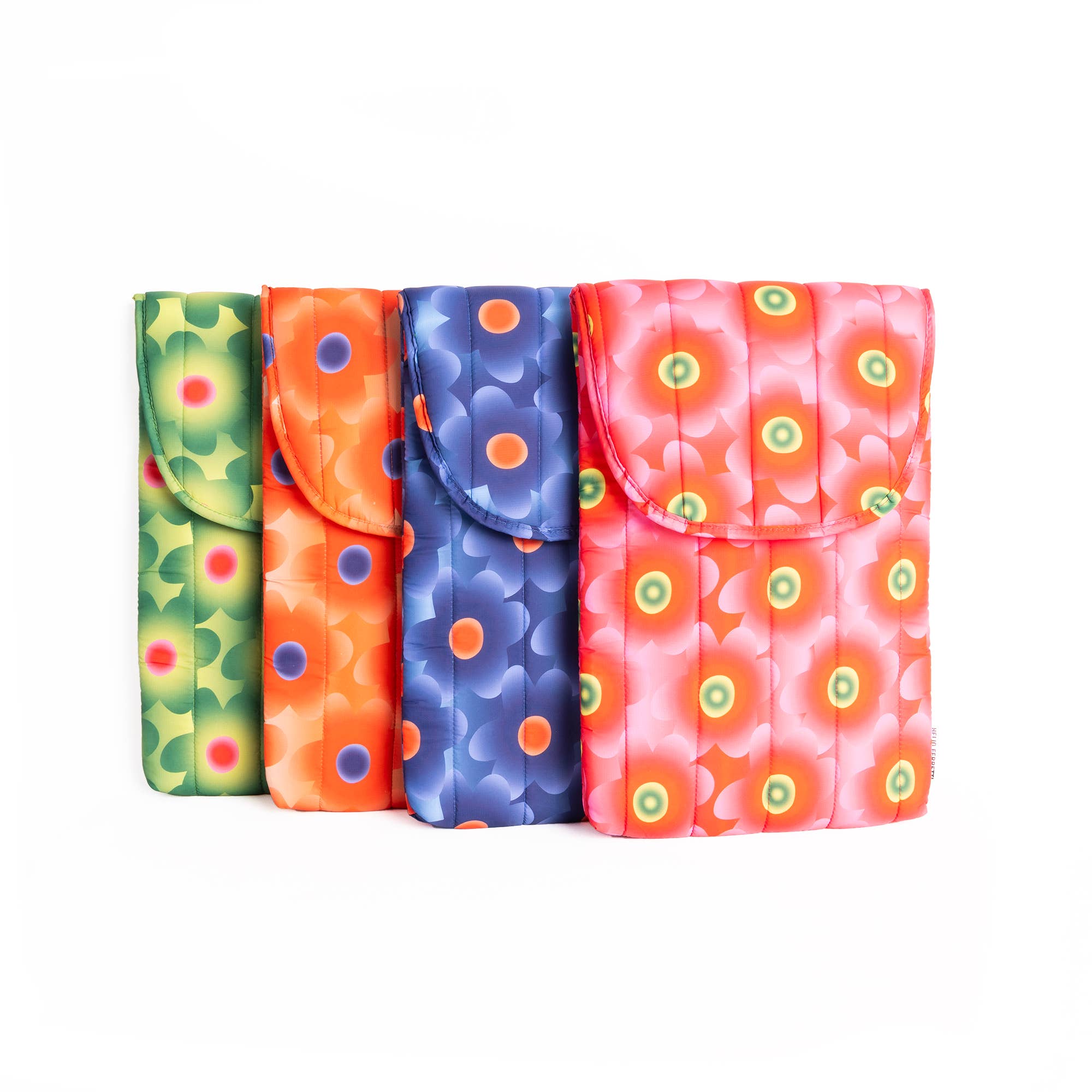 Helio Ferretti - HOUSSE D'ORDINATEUR PORTABLE FLORALE GONFLÉE BLEUE HF
