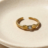 BOUCLE DORÉE - BAGUE AJUSTABLE - AUREA