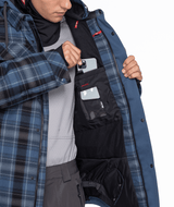 MANTEAU SNOW HOMME WOODLAND BLEU ORION 686 - DM2 SHOP