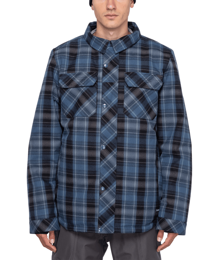 MANTEAU SNOW HOMME WOODLAND BLEU ORION 686 - DM2 SHOP