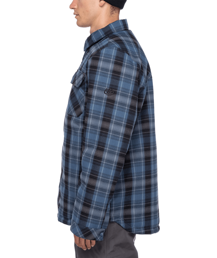 MANTEAU SNOW HOMME WOODLAND BLEU ORION 686 - DM2 SHOP