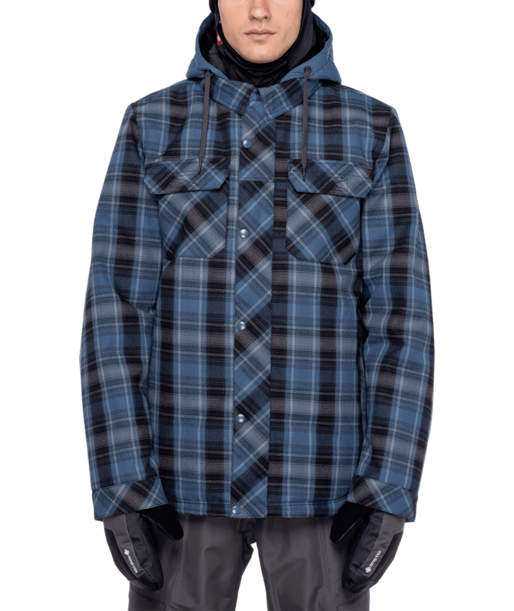 MANTEAU SNOW HOMME WOODLAND BLEU ORION 686 - DM2 SHOP