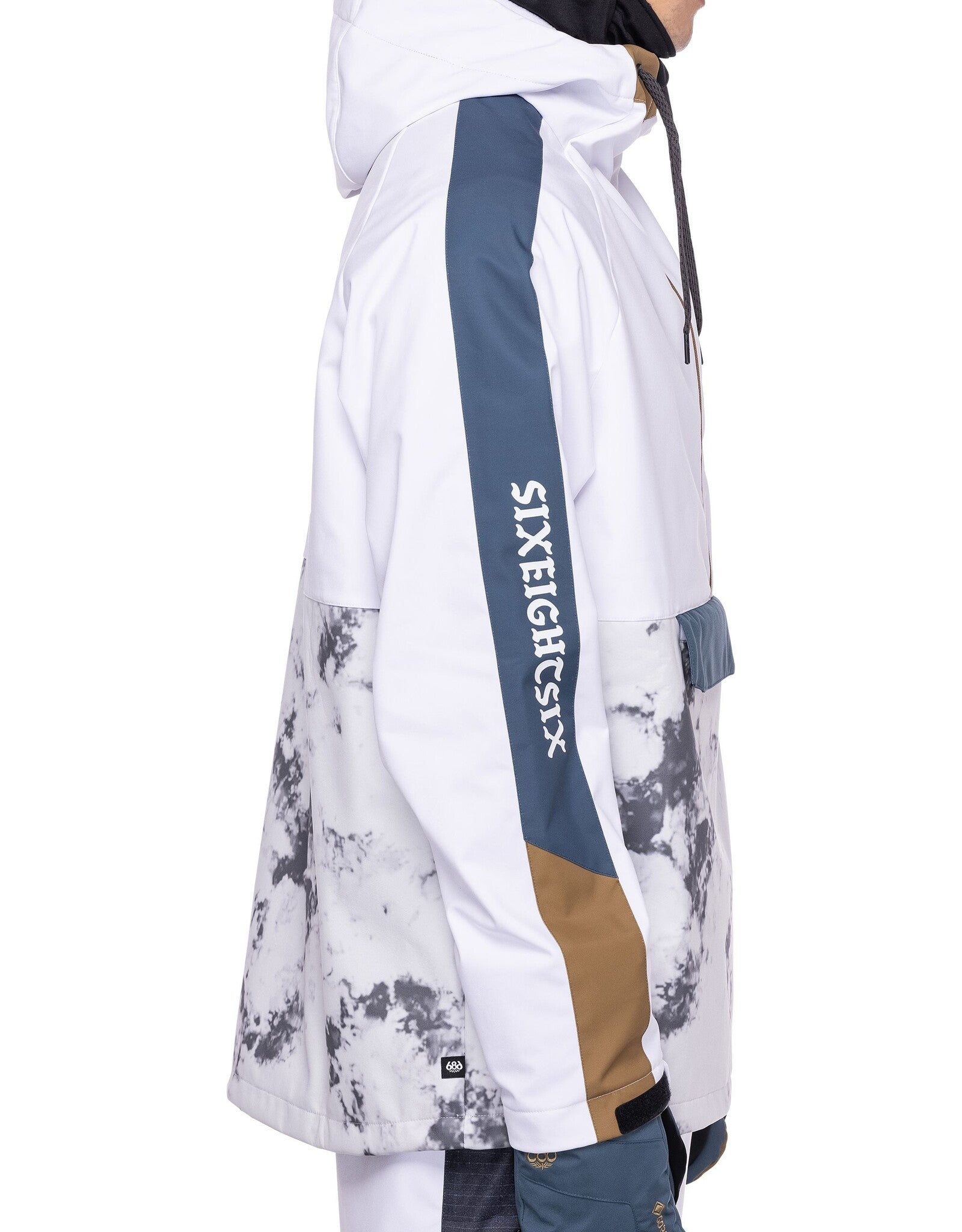 ANORAK SOFTSHELL HOMME WATERPROOF BLANC 686 - DM2 SHOP