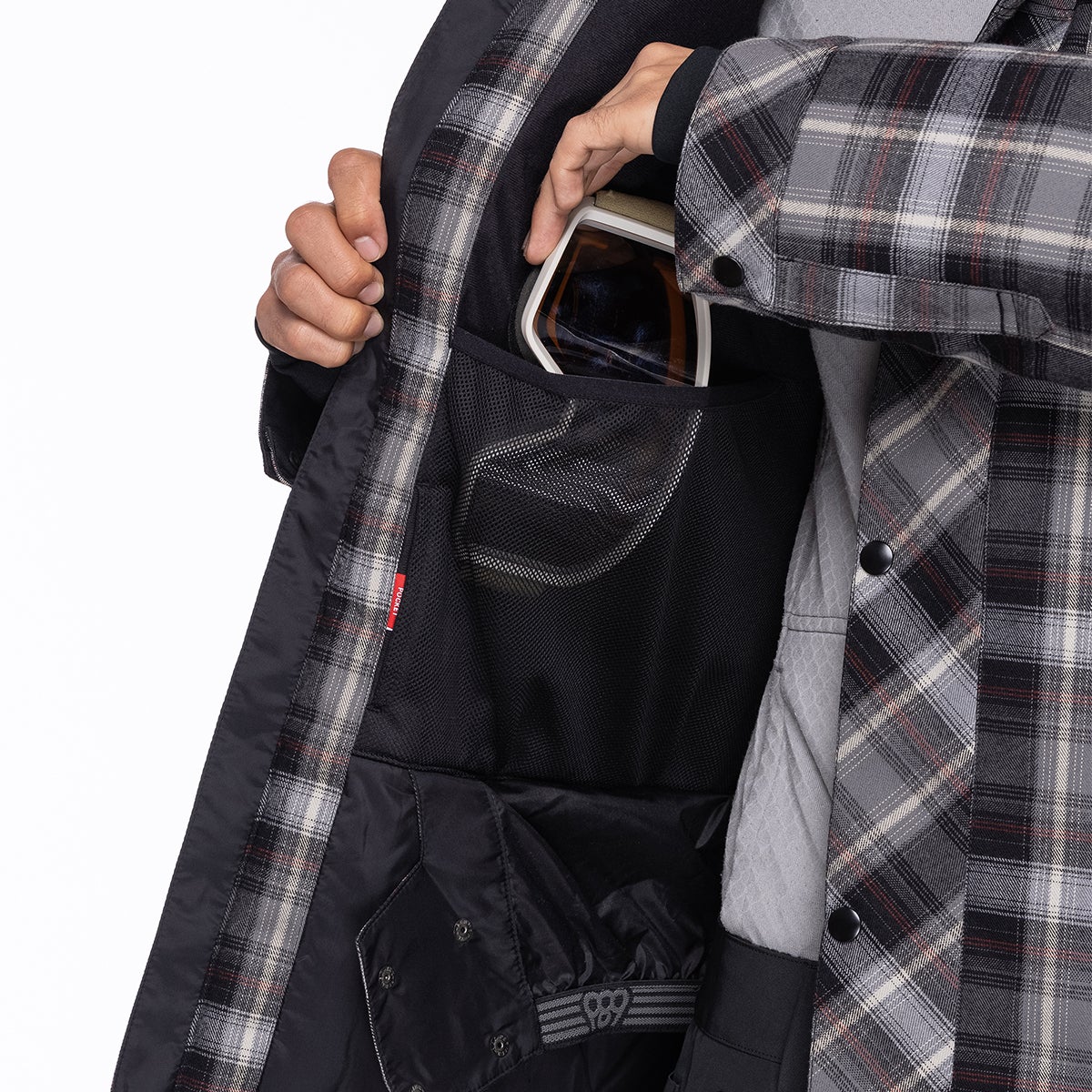MANTEAU ISOLÉ WOODLAND JACKET CHARCOAL 686 - DM2 SHOP