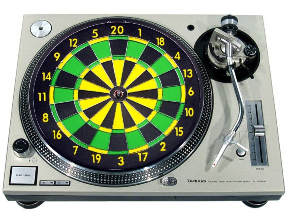 Phatmatz - Slipmat 12"/ 7" pour tourne-disques - Target 3