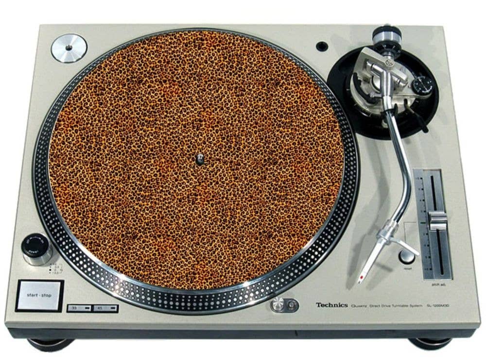 Phatmatz - Slipmat 12"/ 7" pour tourne-disques - Leopard Tight