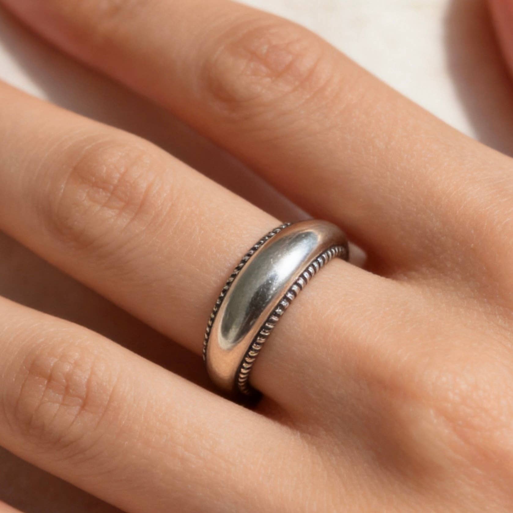 AureaJewelry - Bague vintage en argent