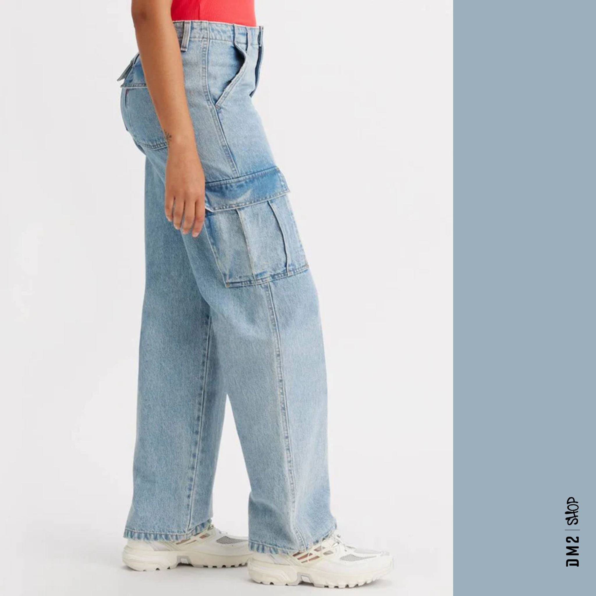 JEANS LEVI'S 94' BAGGY CARGO DENIM FEMME - DM2 SHOP