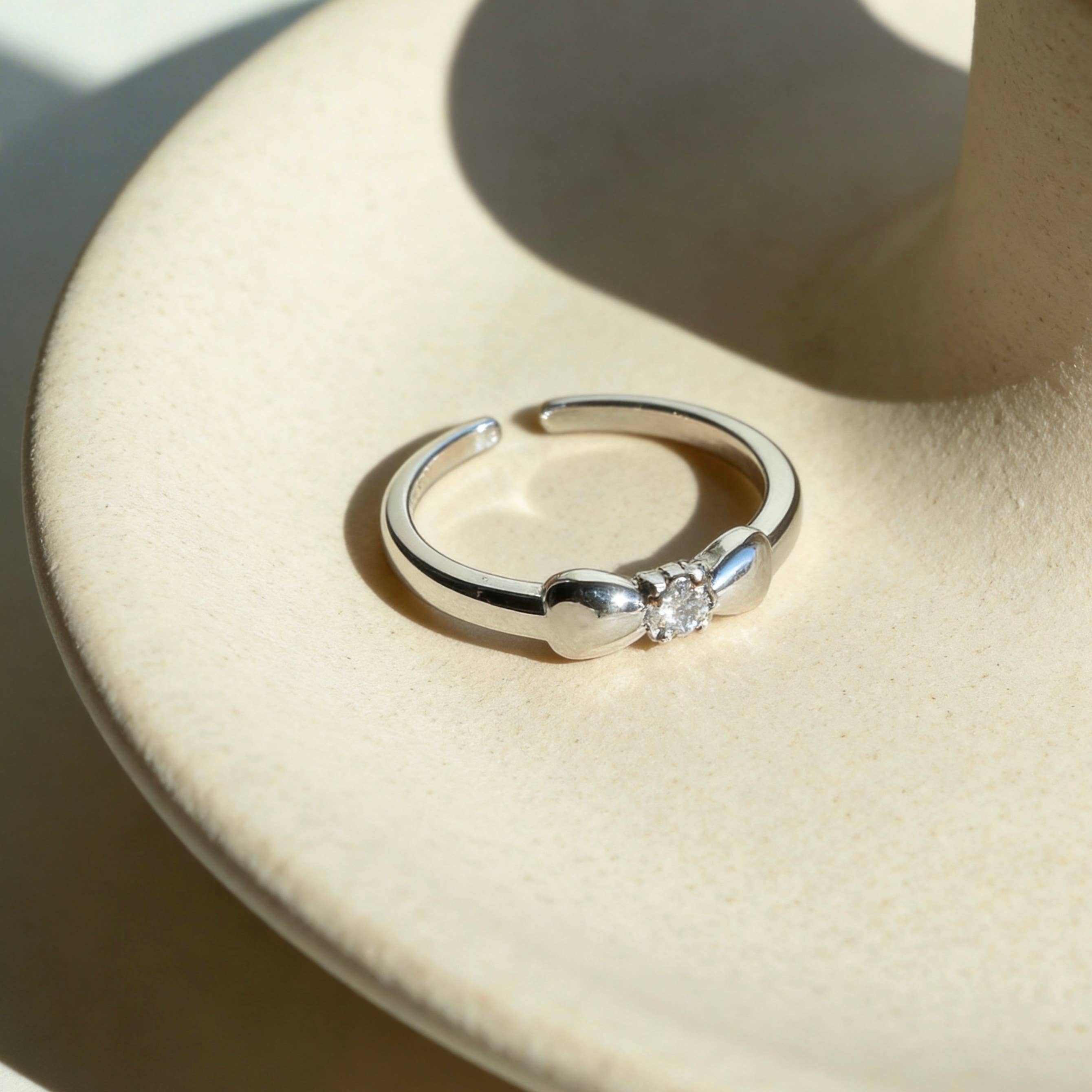 BOUCLE ARGENT - BAGUE AJUSTABLE - AUREA