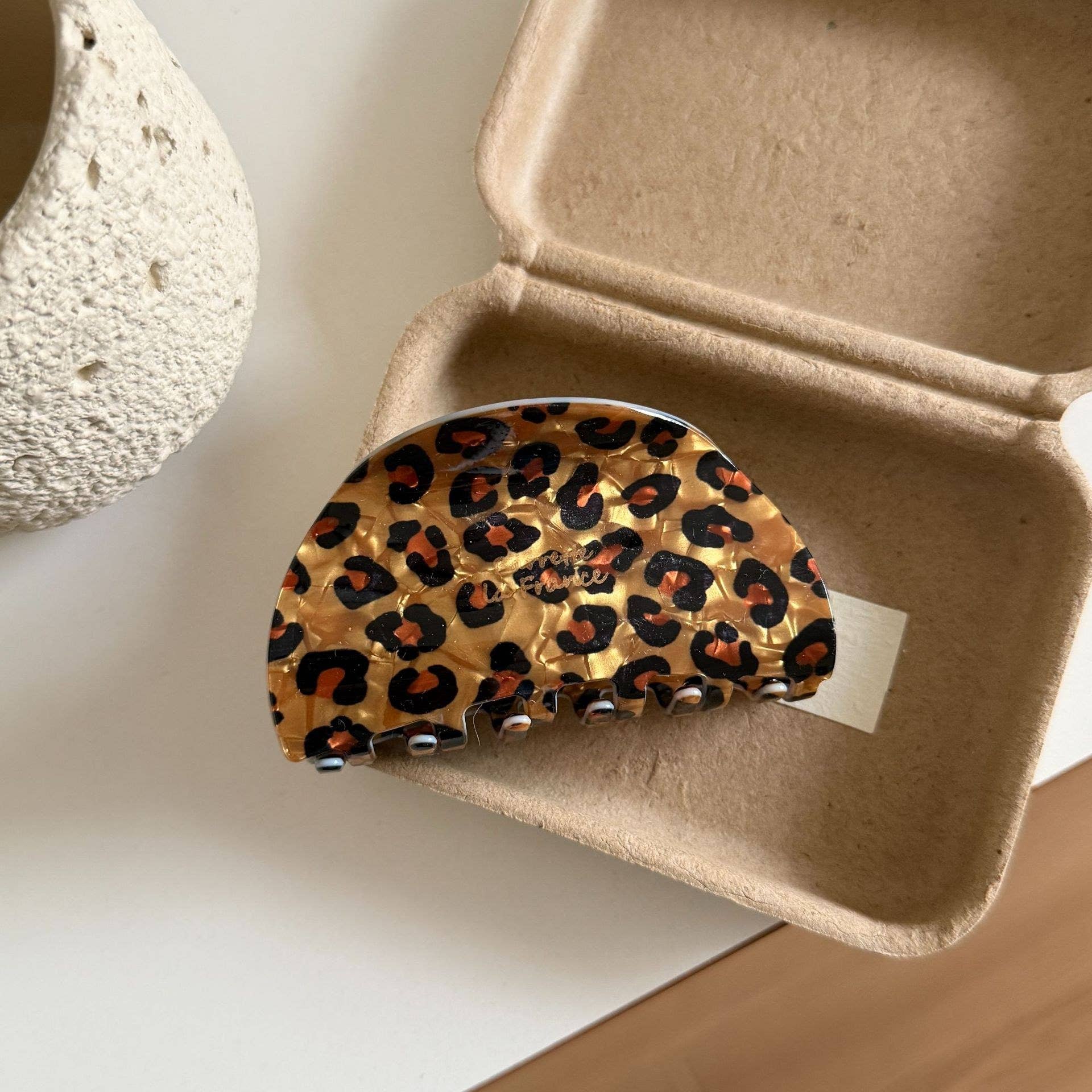 LADY JUNE - PINCE À CHEVEUX - LEOPARD MED