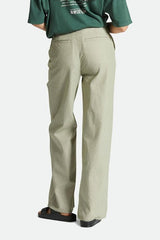 PANTALON VICTORY WIDE VERT FEMME BRIXTON - DM2 SHOP