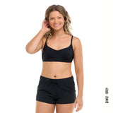 SHORT FEMME ALDA VAPOR NOIR, EIDON - DM2 SHOP