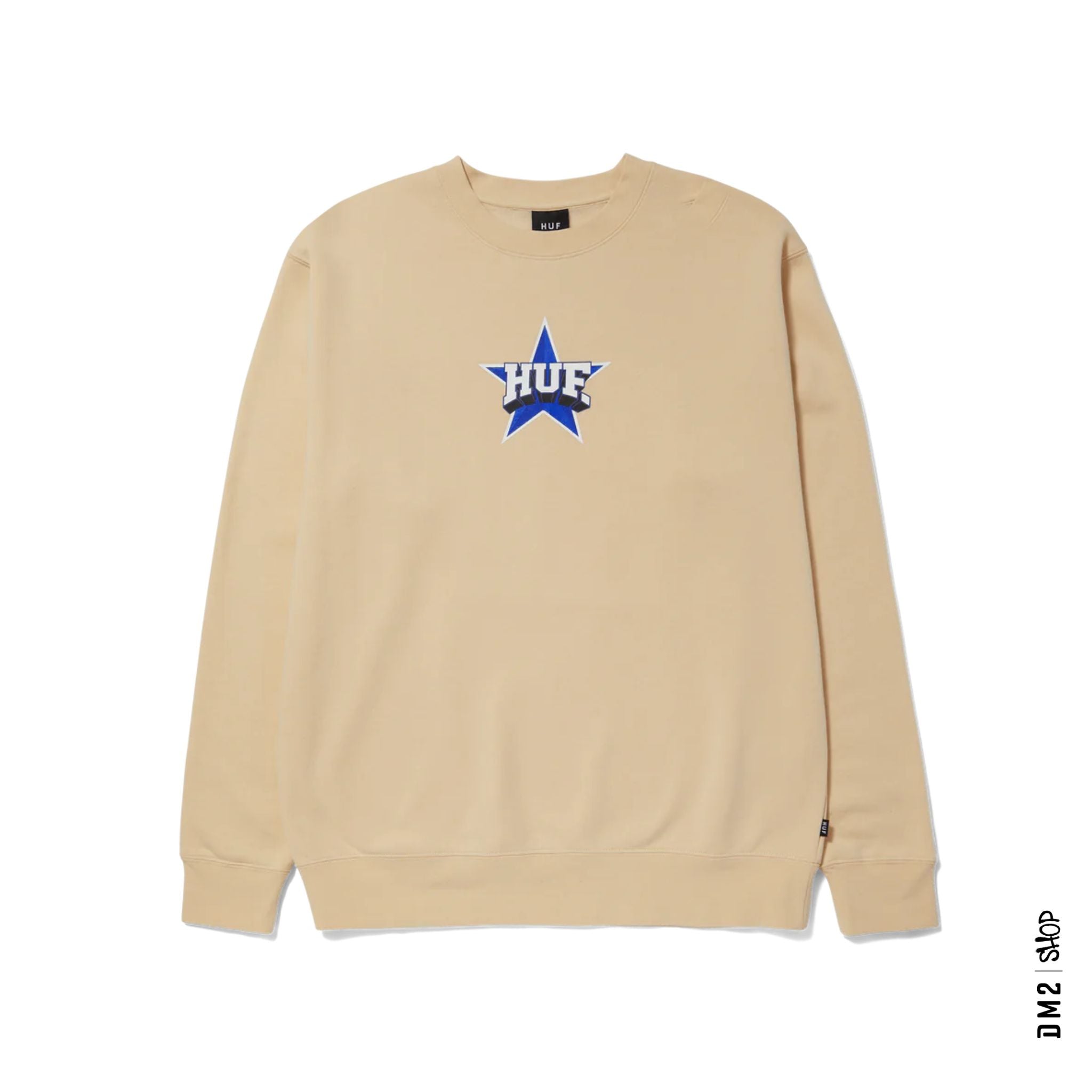 CREWNECK ALL STAR WHEAT HUF - DM2 SHOP