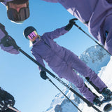 MANTEAU ISOLÉ SKI ALL - TIME MAUVE PLANKS - DM2 SHOP