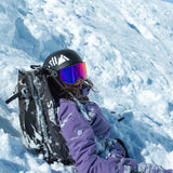 MANTEAU ISOLÉ SKI ALL - TIME MAUVE PLANKS - DM2 SHOP