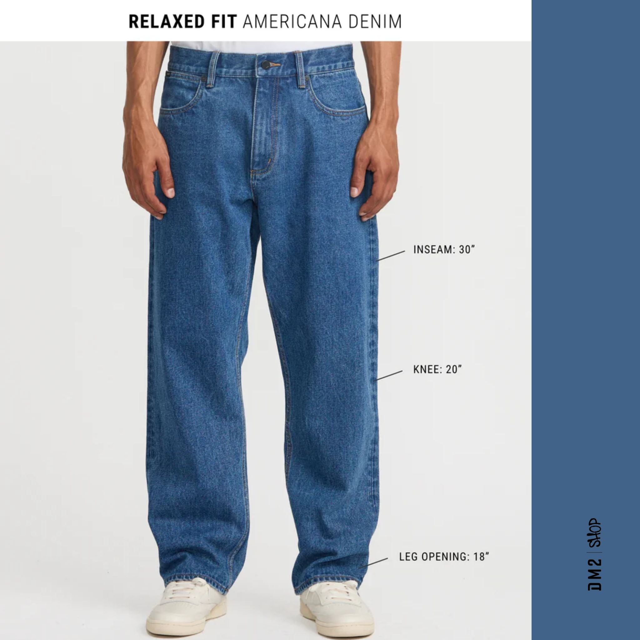 JEANS HOMME AMERICANA DAYSHIFT, RVCA - DM2 SHOP