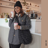 MANTEAU VILLE ANNABELLE GRIS NANA - DM2 SHOP