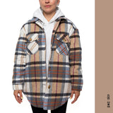 MANTEAU VILLE FEMME ANNABELLE PLAID NANA - DM2 SHOP