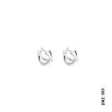 ANNEAUX CROISÉS - PLAQUÉS ARGENT OU OR