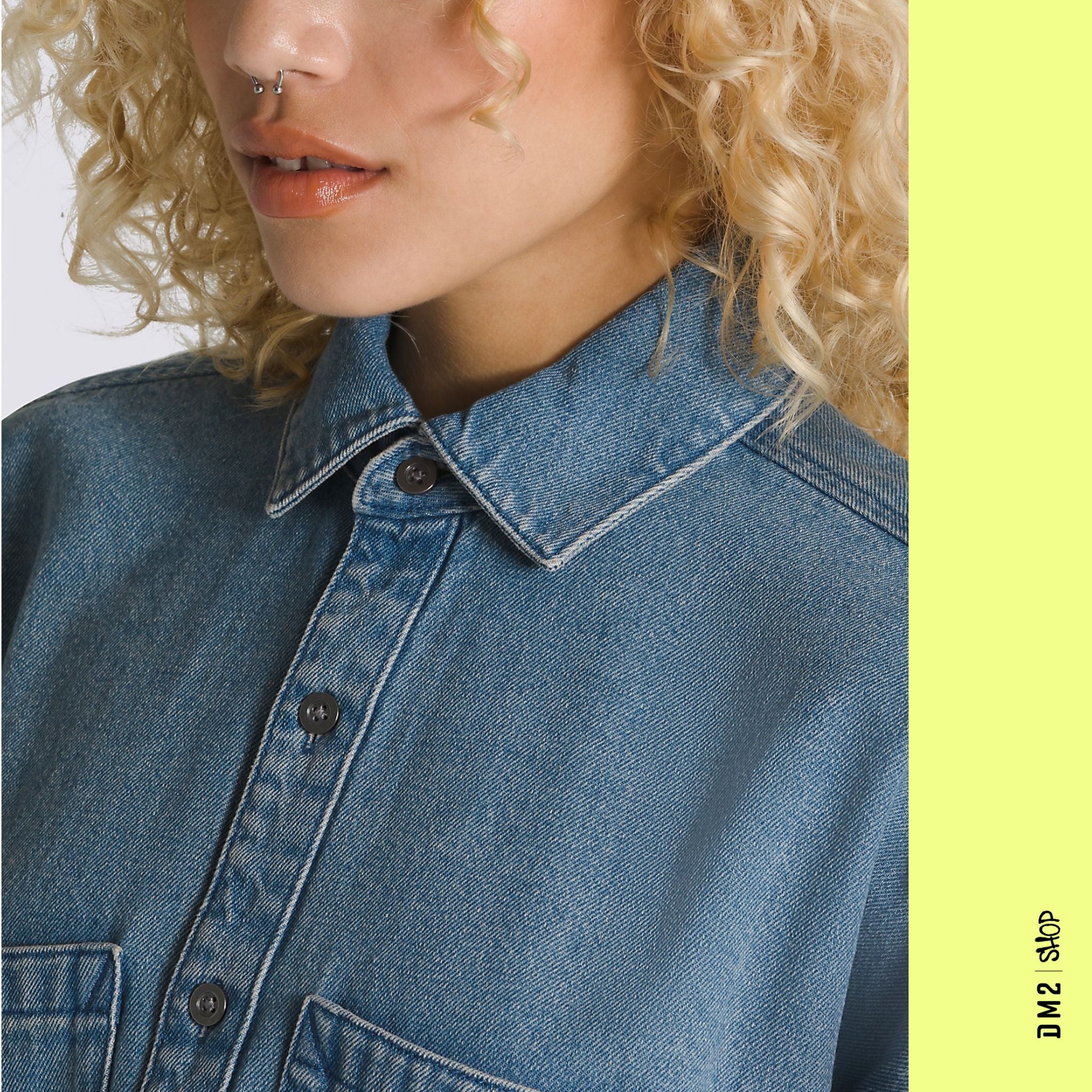 CHEMISE DE DENIM VANS ANTICA BOXY FEMME - DM2 SHOP