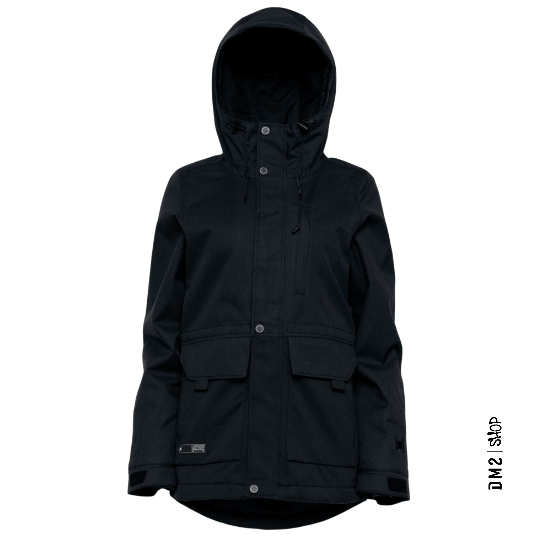 MANTEAU ISOLÉ FEMME ANWEN NOIR, L1 ( MEDIUM ) - DM2 SHOP