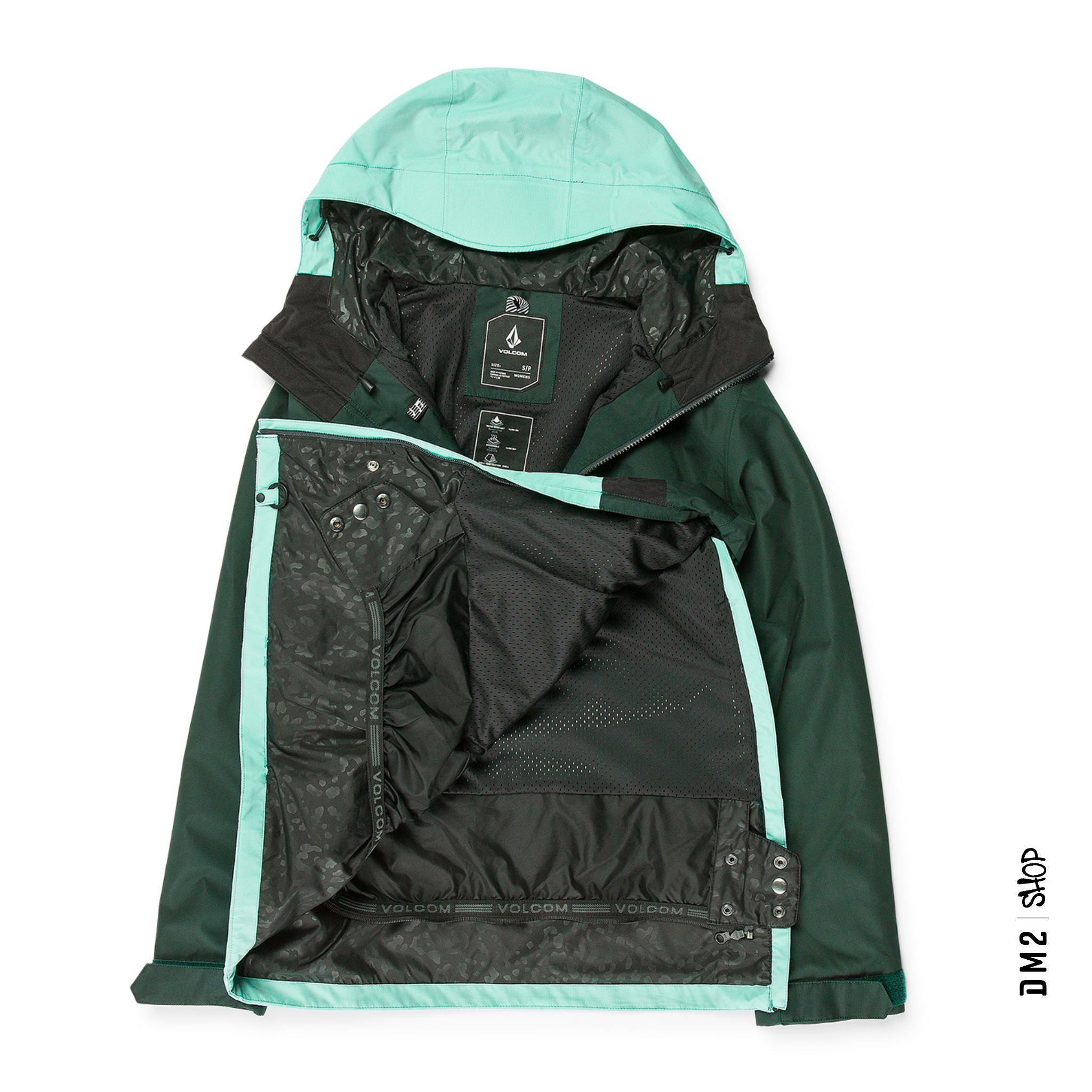 ANORAK FEMME ASHFIELD WASABI, VOLCOM - DM2 SHOP