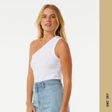 CAMISOLE RIP CURL ASYM RIB BLANCHE - DM2 SHOP