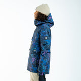 MANTEAU SKI ISOLÉ SLIDE AWAY DEEP SPACE PLANKS - DM2 SHOP