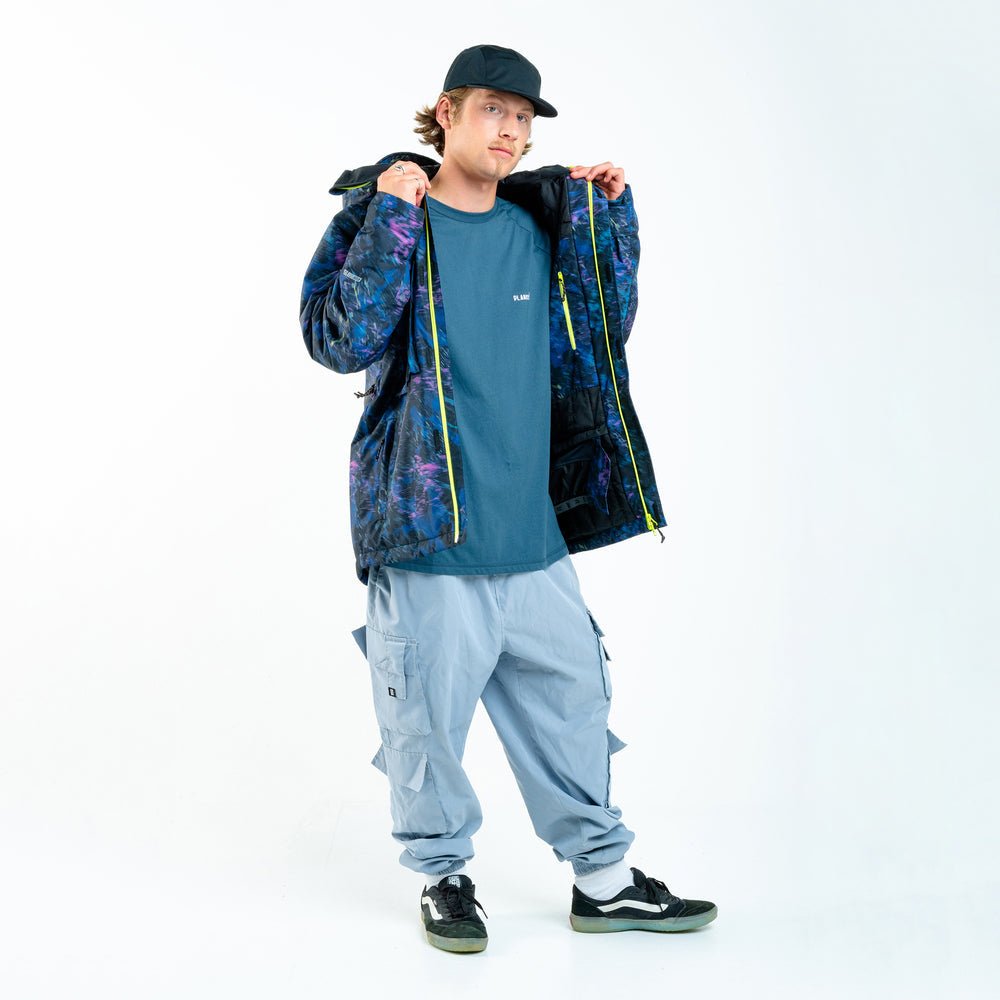 MANTEAU SKI ISOLÉ SLIDE AWAY DEEP SPACE PLANKS - DM2 SHOP