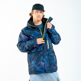 MANTEAU SKI ISOLÉ SLIDE AWAY DEEP SPACE PLANKS - DM2 SHOP