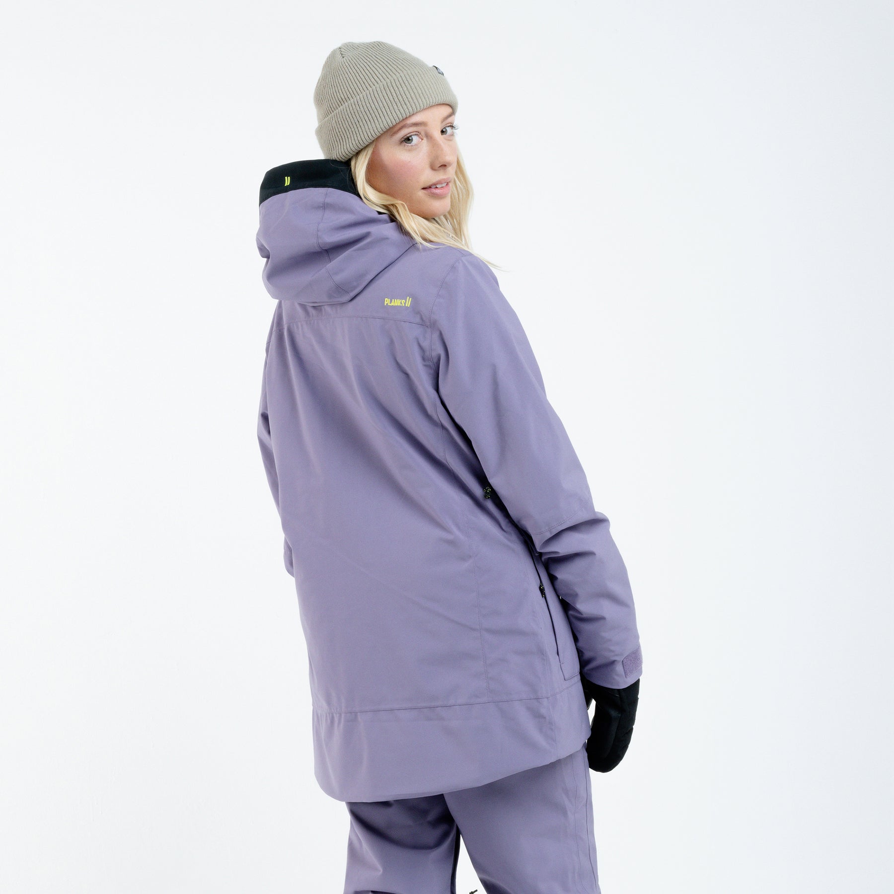 MANTEAU ISOLÉ SKI ALL - TIME MAUVE PLANKS - DM2 SHOP