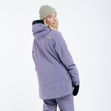 MANTEAU ISOLÉ SKI ALL - TIME MAUVE PLANKS - DM2 SHOP