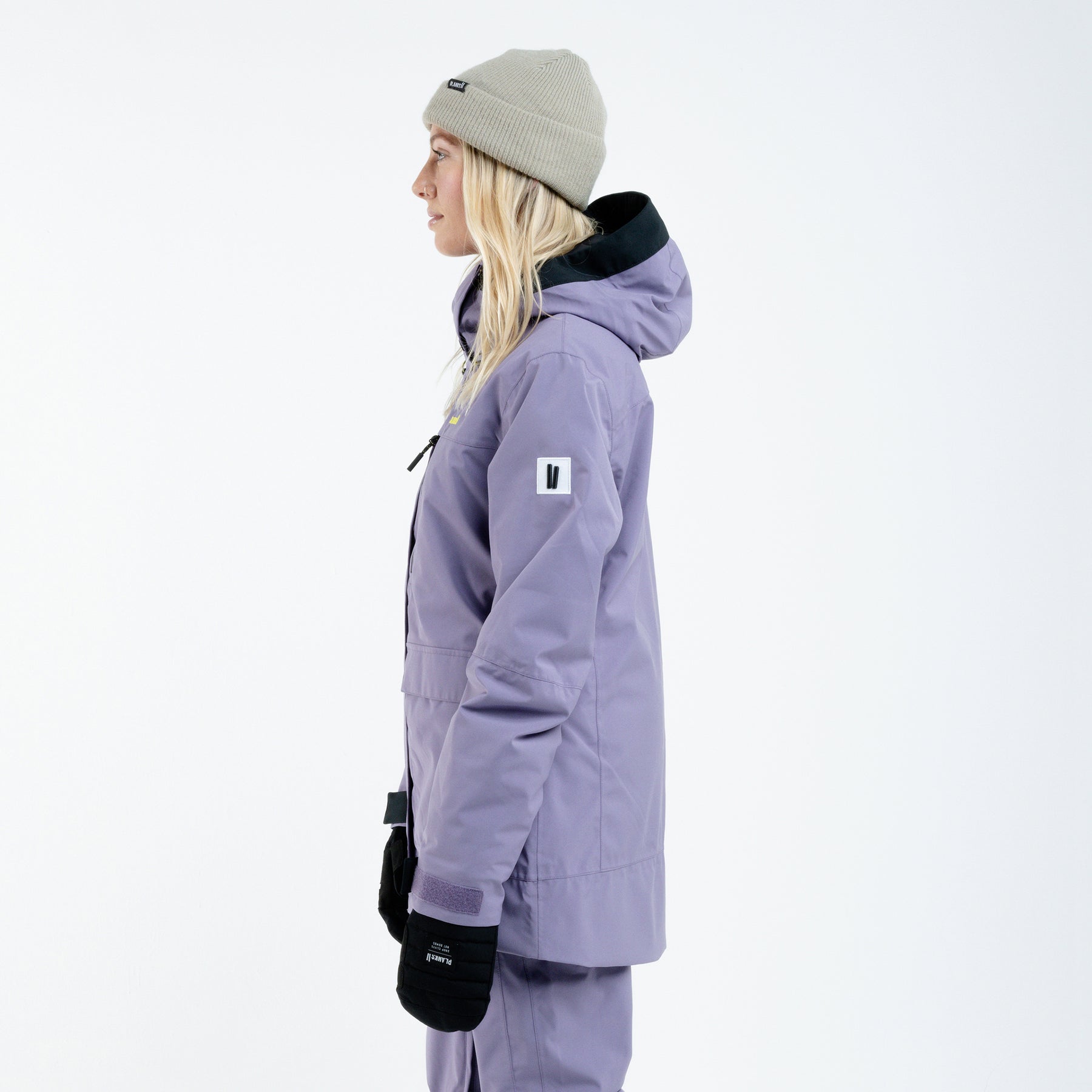 MANTEAU ISOLÉ SKI ALL - TIME MAUVE PLANKS - DM2 SHOP