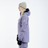 MANTEAU ISOLÉ SKI ALL - TIME MAUVE PLANKS - DM2 SHOP