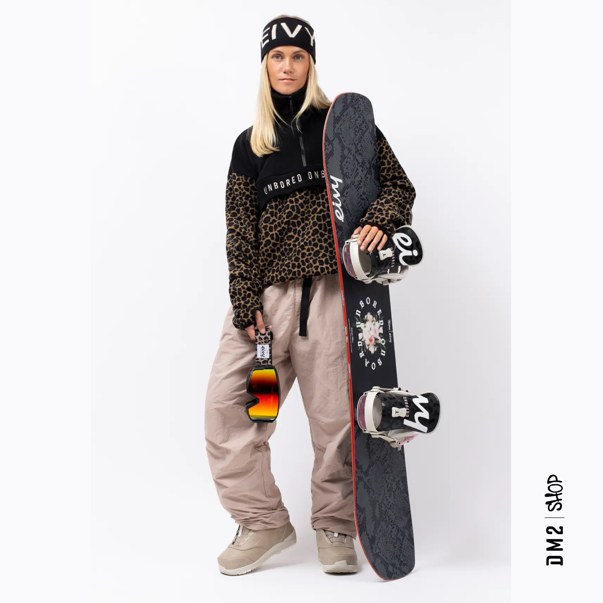 BALL FLEECE - POLAR FEMME - BLACK LEOPARD