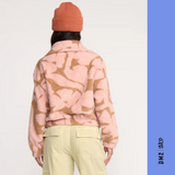 POLAR FEMME BARRA HALF ZIP ROSE BROWN