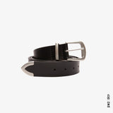 CEINTURE DE CUIR NOIR OBEY - DM2 SHOP