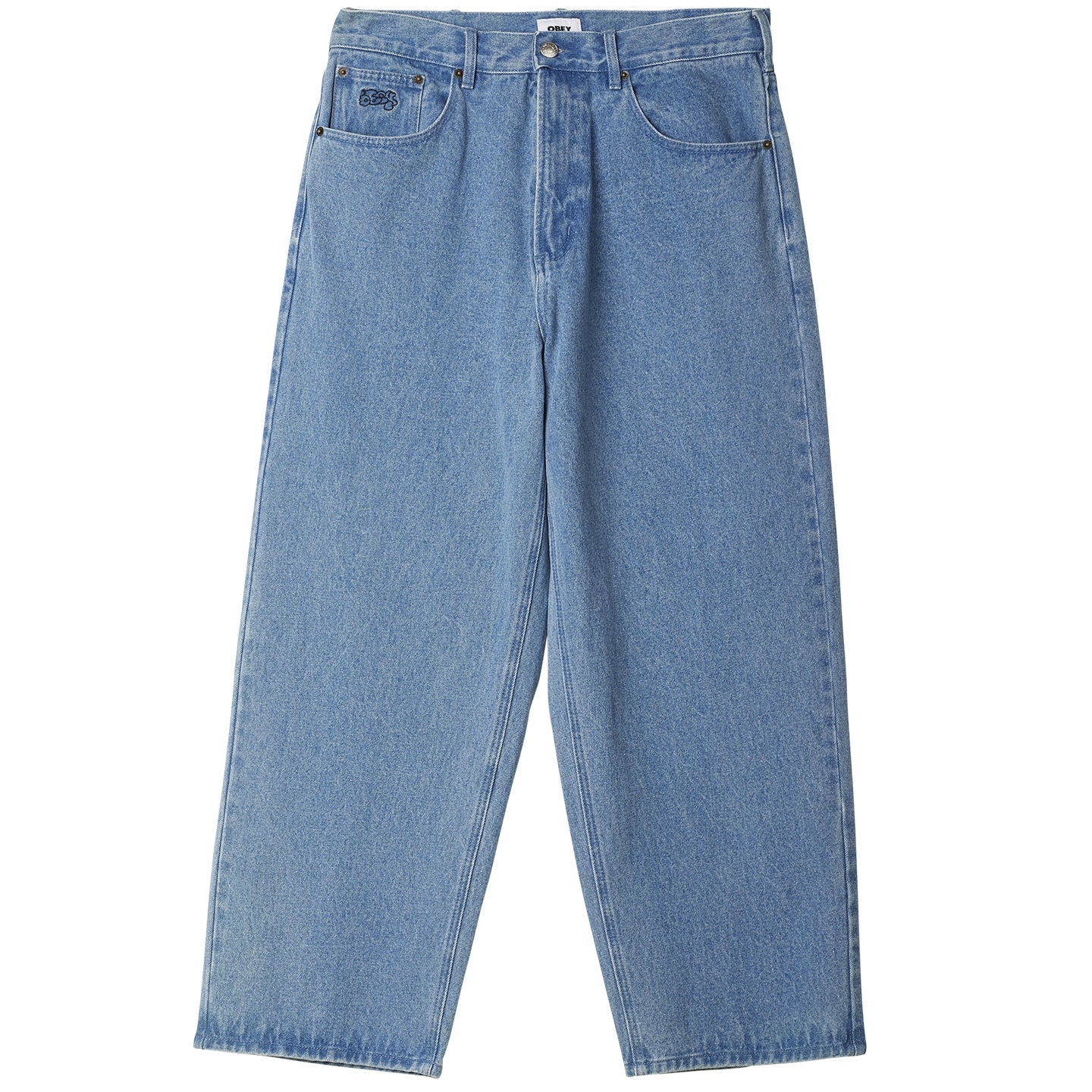 JEANS UNISEX BIGWIG BAGGY LIGHT INDIGO OBEY - DM2 SHOP