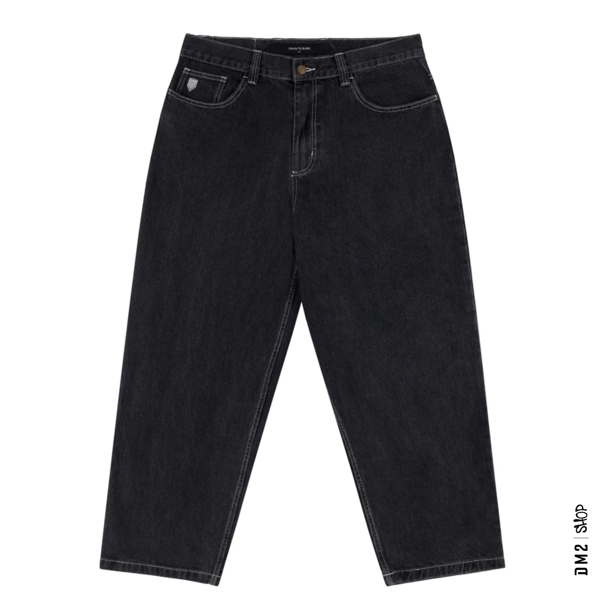 JEANS BAGGY CHAIN TO BANK BILLIONS, 2 couleurs - DM2 SHOP